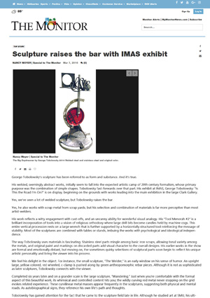 Sculpture-raises-the-bar-with-IMAS-exhibit-THE-MONITOR